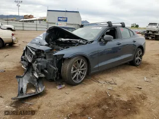 2024 Volvo S60 Plus Dark Theme with VIN 7JRL12TL2RG291022, listed as a Copart auction lot 60729144 with 0 mi miles and Salvage Title. Bid and sale history available at carsss.com. Image 1.