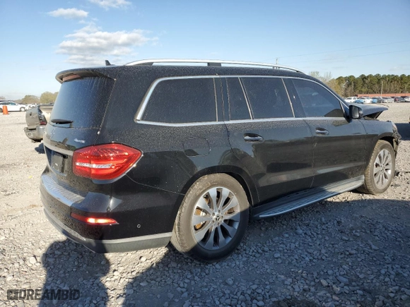 2018 Mercedes-Benz GLS with VIN 4JGDF6EE7JB154990, listed as a Copart auction lot 49676835 with 83,166 mi miles and Salvage Title. Bid and sale history available at carsss.com. Image 3.