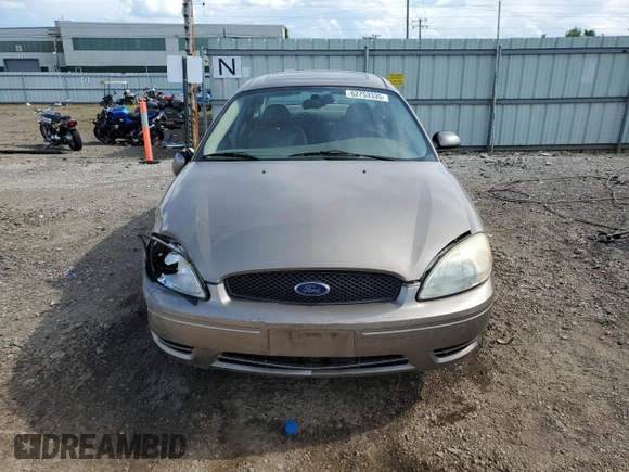 2005 Ford Taurus SEL with VIN 1FAFP56U25A287362, listed as a Copart auction lot 62753335 with 155,036 mi miles and Salvage title. Bid and sale history available at DreamBid. Image 5.