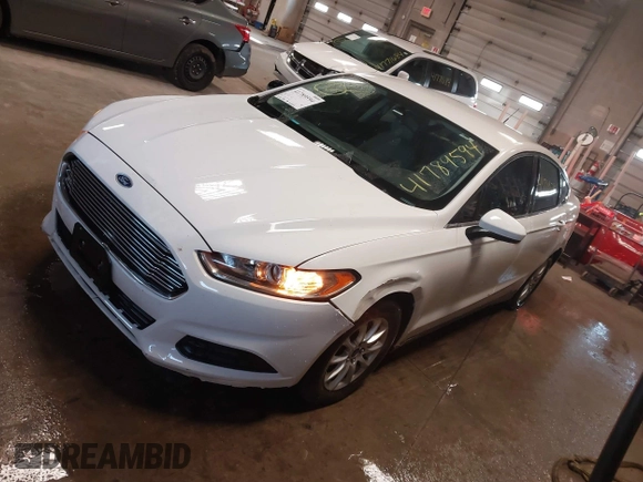 2015 Ford Fusion S with VIN 3FA6P0G73FR296798, listed as a IAAI auction lot 41789594 with 207,233 mi miles. Bid and sale history available at carsss.com. Image 2.
