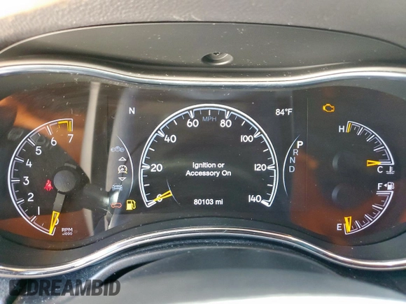 2020 Jeep Grand Cherokee Altitude with VIN 1C4RJFAG6LC174774, listed as a Copart auction lot 57604195 with 80,103 mi miles and Salvage title. Bid and sale history available at DreamBid. Image 9.
