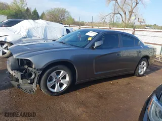 2012 Dodge Charger SE with VIN 2C3CDXBG2CH297166, listed as a IAAI auction lot 41992613 with 136,755 mi miles. Bid and sale history available at carsss.com. Image 15.