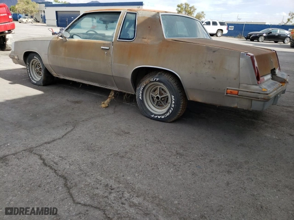 1983 Oldsmobile Cutlass Supreme with VIN 1G3AR47A8DM484644, listed as a Copart auction lot 69251714 with NaN miles and Clean Title. Bid and sale history available at carsss.com. Image 2.