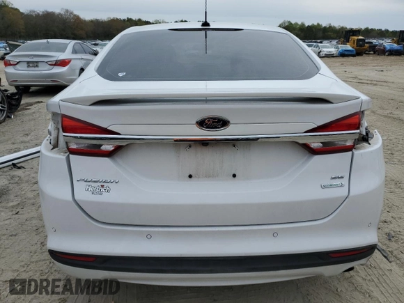 2018 Ford Fusion SE with VIN 3FA6P0HD9JR284796, listed as a Copart auction lot 52627275 with 87,438 mi miles and Salvage Title. Bid and sale history available at DreamBid. Image 6.