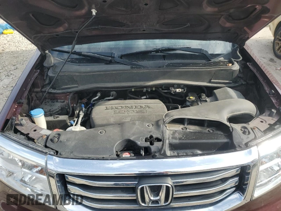 2013 Honda Pilot EX-L with VIN 5FNYF4H56DB059425, listed as a Copart auction lot 52390185 with 130,065 mi miles and Non Repairable. Bid and sale history available at carsss.com. Image 12.