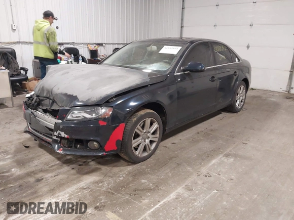 2011 Audi A4 2.0T Premium Plus with VIN WAUFFAFL4BN043694, listed as a IAAI auction lot 41882894 with 100,327 mi miles. Bid and sale history available at carsss.com. Image 2.