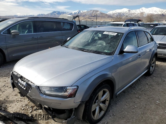 2016 Audi allroad Premium with VIN WA1TFAFLXGA016501, listed as a Copart auction lot 47861545 with 129,422 mi miles and Salvage Title. Bid and sale history available at carsss.com. Image 1.
