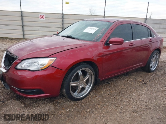 2014 Chrysler 200 LX with VIN 1C3CCBAB7EN122370, listed as a IAAI auction lot 41546859 with 138,999 mi miles and . Bid and sale history available at DreamBid. Image 2.