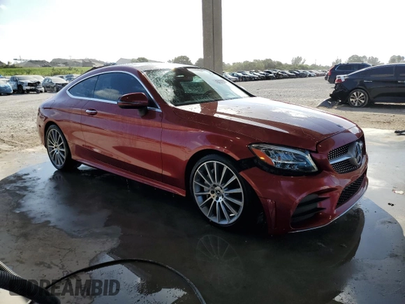 2019 Mercedes-Benz C 300 with VIN WDDWJ8DB2KF811645, listed as a Copart auction lot 45507975 with 155,183 mi miles and Clean title. Bid and sale history available at DreamBid. Image 4.