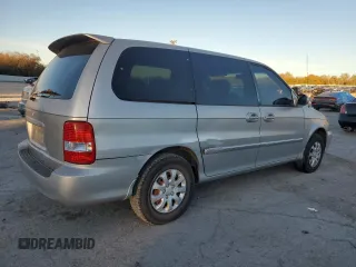 2004 Kia Sedona LX with VIN KNDUP131546611507, listed as a Copart auction lot 82050794 with 200,426 mi miles and Clean Title. Bid and sale history available at carsss.com. Image 3.