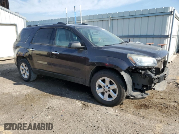2015 GMC Acadia SLE with VIN 1GKKRNED9FJ385086, listed as a Copart auction lot 63508314 with 103,589 mi miles and Salvage Title. Bid and sale history available at DreamBid. Image 4.
