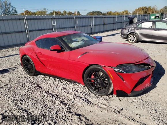 2020 Toyota Supra 3.0 with VIN WZ1DB4C09LW020670, listed as a Copart auction lot 76634174 with Not provided miles and Salvage title. Bid and sale history available at DreamBid. Image 4.