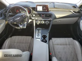 2019 Genesis G70 2.0T Advanced with VIN KMTG44LA7KU019530, listed as a Copart auction lot 81485154 with 68,657 mi miles and Salvage Title. Bid and sale history available at carsss.com. Image 8.