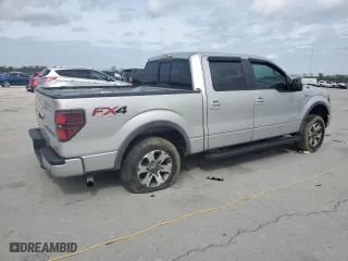 2014 Ford F-150 XL with VIN 1FTFW1ET5EFB42348, listed as a Copart auction lot 51623435 with 156,254 mi miles and Salvage Title. Bid and sale history available at carsss.com. Image 3.