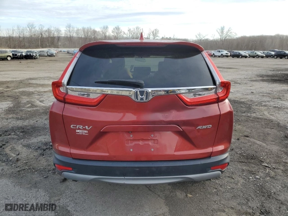 2019 Honda CR-V EX with VIN 2HKRW2H57KH635630, listed as a Copart auction lot 50453585 with 38,338 mi miles and Salvage Title. Bid and sale history available at carsss.com. Image 6.