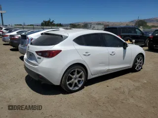 2016 Mazda 3 S Touring with VIN JM1BM1M32G1355182, listed as a Copart auction lot 61582365 with 144,159 mi miles and Salvage title. Bid and sale history available at DreamBid. Image 3.
