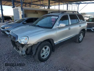 2002 Hyundai Santa Fe GLS with VIN KM8SC13D42U228062, listed as a Copart auction lot 88159455 with 133,554 mi miles and Salvage Title. Bid and sale history available at carsss.com. Image 1.