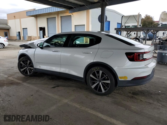 2022 Polestar 2 with VIN LPSED3KA5NL076152, listed as a Copart auction lot 48727375 with 28,822 mi miles and Salvage Title. Bid and sale history available at DreamBid. Image 2.