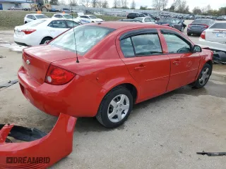 2008 Chevrolet Cobalt LS with VIN 1G1AK58F987292196, listed as a Copart auction lot 46714774 with 0 mi miles and Salvage Title. Bid and sale history available at carsss.com. Image 3.
