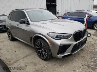 2022 BMW X5 M with VIN 5YMJU0C00N9J38278, listed as a Copart auction lot 38220214 with 18,521 mi miles. Bid and sale history available at carsss.com. Image 4.