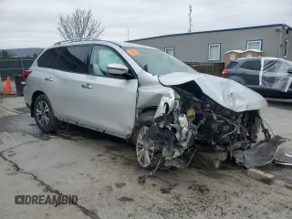 2020 Nissan Pathfinder S with VIN 5N1DR2AMXLC624519, listed as a Copart auction lot 52223695 with 0 mi miles and Salvage Title. Bid and sale history available at carsss.com. Image 4.