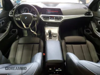 2020 BMW 3 Series 330i xDrive with VIN 3MW5R7J01L8B09304, listed as a Copart auction lot 50698125 with 49,409 mi miles and Salvage Title. Bid and sale history available at carsss.com. Image 8.