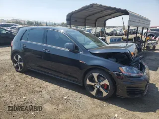2015 Volkswagen Golf GTI Autobahn with VIN 3VW4T7AU7FM070486, listed as a Copart auction lot 65220634 with 68,190 mi miles and Salvage Title. Bid and sale history available at carsss.com. Image 4.