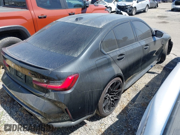 2024 BMW M3 Competition xDrive z VIN WBS43AY0XRFS26150, wystawiony jako IAAI lot #41396512 z przebiegiem 12 984 mil mil oraz . Historia ofert i sprzedaży dostępna na DreamBid. Obrazek 4.