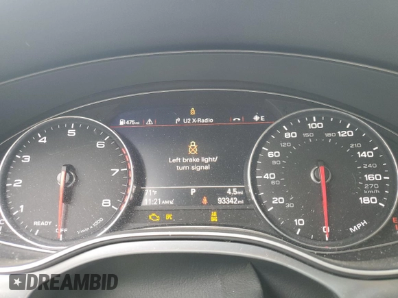 2017 Audi A6 Prestige с VIN WAUH2AFC5HN133871, выставлен на аукционе Copart как лот 58357915 с пробегом 93 342 миль миль и Списание • Salvage title. История ставок и продаж доступна на DreamBid. Изображение 9.
