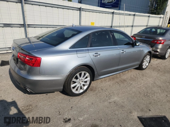 2013 Audi A6 Prestige with VIN WAUHGAFCXDN039478, listed as a Copart auction lot 63867145 with 180,453 mi miles and Salvage title. Bid and sale history available at DreamBid. Image 3.