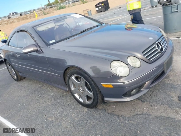2005 Mercedes-Benz CL-Class 5.0L with VIN WDBPJ75J45A046274, listed as a IAAI auction lot 41236482 with 126,210 mi miles. Bid and sale history available at carsss.com. Image 1.