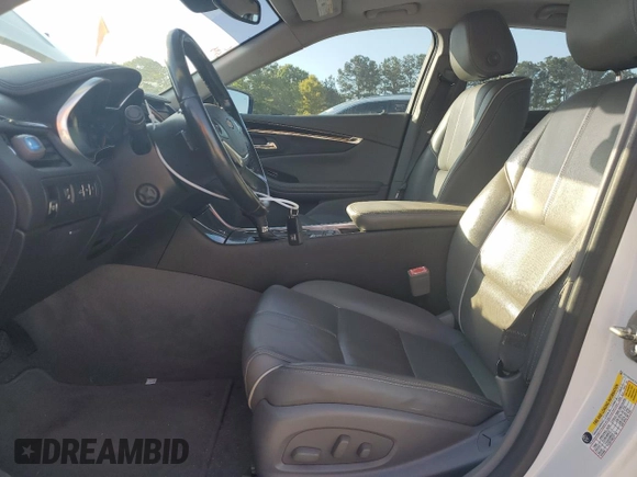 2018 Chevrolet Impala Premier with VIN 2G1125S34J9176438, listed as a Copart auction lot 52972735 with 107,901 mi miles and Salvage Title. Bid and sale history available at DreamBid. Image 7.