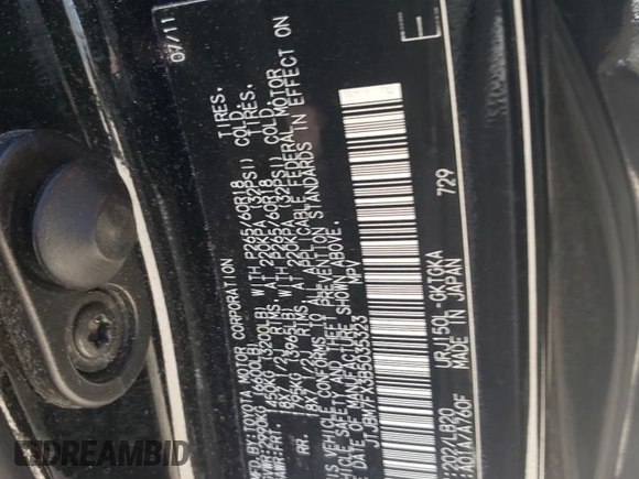2011 Lexus GX 460 with VIN JTJBM7FX3B5035323, listed as a Copart auction lot 53359845 with 199,838 mi miles and Salvage Title. Bid and sale history available at DreamBid. Image 13.