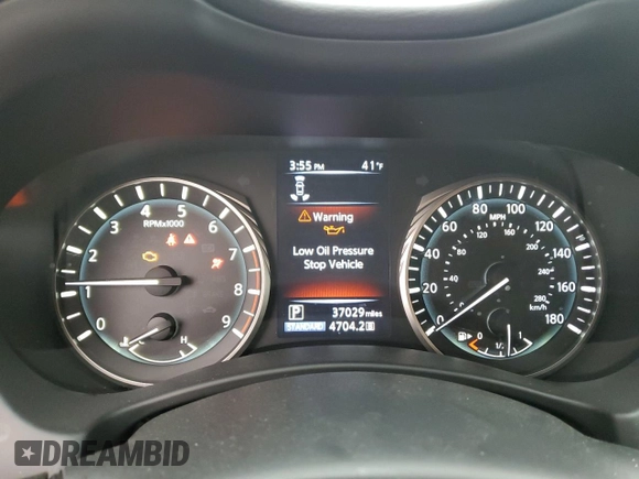 2020 Infiniti Q50 3.0t LUXE with VIN JN1EV7AR6LM250288, listed as a Copart auction lot 47900645 with 37,029 mi miles and Salvage Title. Bid and sale history available at carsss.com. Image 9.