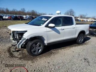 2022 Honda Ridgeline RTL z VIN 5FPYK3F5XNB034173, wystawiony jako Copart lot #49500965 z przebiegiem 21 365 mil mil oraz Szkody całkowita. Historia ofert i sprzedaży dostępna na DreamBid. Obrazek 1.
