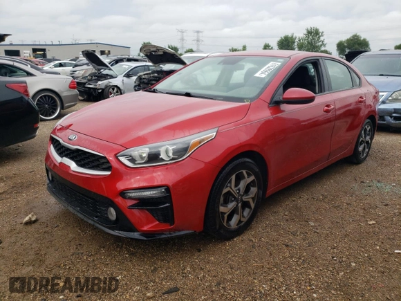 2019 Kia Forte LXS with VIN 3KPF24AD0KE134773, listed as a Copart auction lot 61628964 with 91,014 mi miles and Clean title. Bid and sale history available at DreamBid. Image 1.