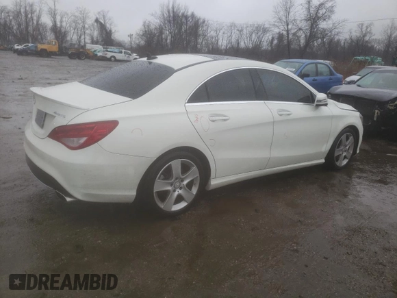 2016 Mercedes-Benz CLA with VIN WDDSJ4GB2GN374083, listed as a Copart auction lot 70901072 with 89,662 mi miles. Bid and sale history available at carsss.com. Image 3.