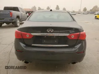 2014 Infiniti Q50 Sport with VIN JN1BV7AP4EM684889, listed as a Copart auction lot 47760535 with 83,528 mi miles and Salvage Title. Bid and sale history available at DreamBid. Image 6.