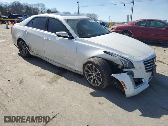 2017 Cadillac CTS Luxury RWD with VIN 1G6AR5SS3H0146350, listed as a Copart auction lot 46511605 with 141,857 mi miles and Salvage Title. Bid and sale history available at DreamBid. Image 4.