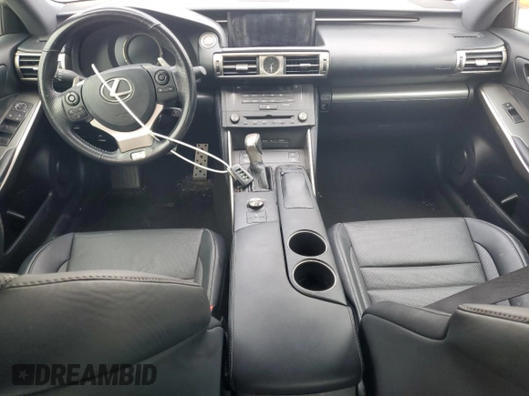 2016 Lexus IS with VIN JTHBE1D20G5025133, listed as a Copart auction lot 49450335 with 139,641 mi miles and Salvage Title. Bid and sale history available at carsss.com. Image 8.