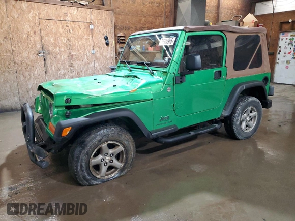 2005 Jeep Wrangler X с VIN 1J4FA39S35P305742, выставлен на аукционе Copart как лот 57124995 с пробегом 159 419 миль миль и Списание • Salvage title. История ставок и продаж доступна на DreamBid. Изображение 1.