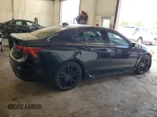 2020 Acura TLX w/A-Spec Pkg with VIN 19UUB3F66LA002442, listed as a Copart auction lot 57103055 with 92,005 mi miles and Salvage title. Bid and sale history available at DreamBid. Image 3.