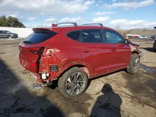2021 Hyundai Tucson Sport with VIN KM8J3CAL1MU402030, listed as a Copart auction lot 45308835 with 41,442 mi miles and Salvage Title. Bid and sale history available at carsss.com. Image 3.