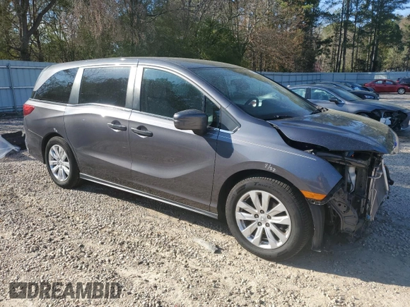 2019 Honda Odyssey LX with VIN 5FNRL6H25KB102017, listed as a Copart auction lot 50151955 with 83,145 mi miles and Salvage Title. Bid and sale history available at DreamBid. Image 4.