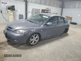 2008 Mazda Mazda3 s Sport with VIN JM1BK343681861858, listed as a Copart auction lot 47098765 with Not Provided miles and Salvage Title. Bid and sale history available at carsss.com. Image 1.
