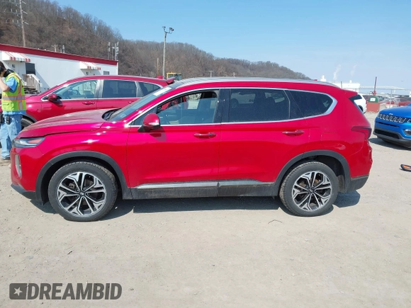 2020 Hyundai Santa Fe Limited with VIN 5NMS5CAA7LH222221, listed as a IAAI auction lot 41775537 with 64,519 mi miles. Bid and sale history available at carsss.com. Image 15.