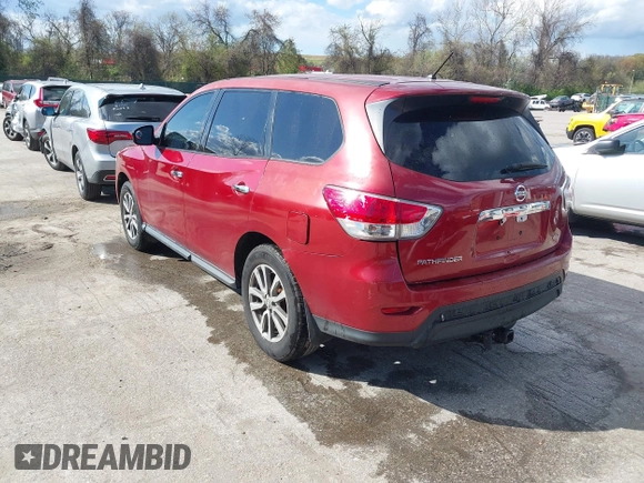 2014 Nissan Pathfinder S with VIN 5N1AR2MM2EC719481, listed as a IAAI auction lot 42041932 with 113,794 mi miles and . Bid and sale history available at DreamBid. Image 3.