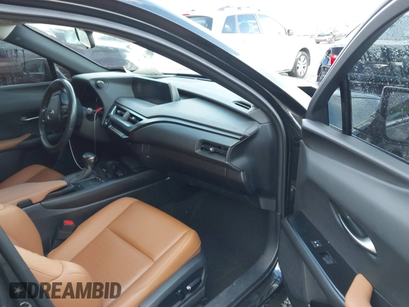 2021 Lexus UX 250h with VIN JTHX9JBHXM2042844, listed as a IAAI auction lot 41213573 with 31,650 mi miles and . Bid and sale history available at DreamBid. Image 5.