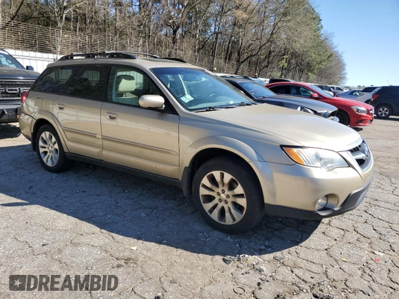 2009 Subaru Outback Limited with VIN 4S4BP66C397322284, listed as a Copart auction lot 49248095 with Not provided miles and Non repairable. Bid and sale history available at DreamBid. Image 4.