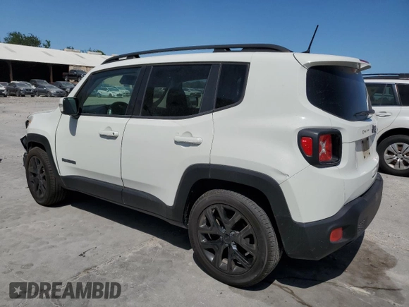 2018 Jeep Renegade Altitude with VIN ZACCJABB2JPG81613, listed as a Copart auction lot 53138085 with 160,535 mi miles and Salvage title. Bid and sale history available at DreamBid. Image 2.